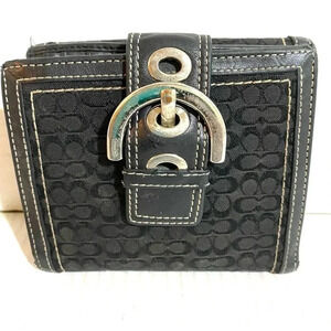 Coach CC signature print canvas wallet